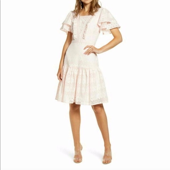 Rachel Parcell Dresses & Skirts - Rachel Parcell Pink Eyelet dress